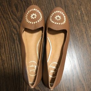 Barely used jack Rogers leather flats